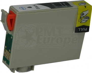 Epson T1281 inktcartridge zwart + chip (huismerk)